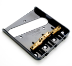 Intonasjonskompensert bridge for Telecaster - svart