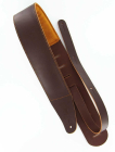 Fuselli l�rrem med foring - m�rk brun