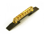 Stol Tune-o-matic for akkustisk gitar - gull/rosewood