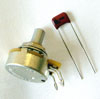 Potmeter solidhaft 250K Fender NO LOAD