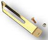 Brakett for Les Paul plekterbrett - gull