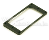 Humbucker monteringsring metall - lav - svart - kurvet