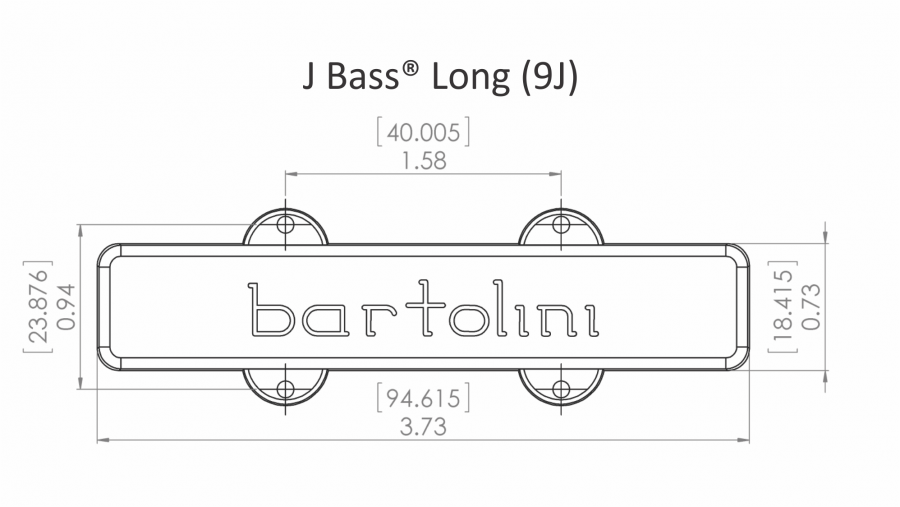 Bartolini J-bass sett 59CBJD L1 - LN1 - 5 strengs - gitarist.no