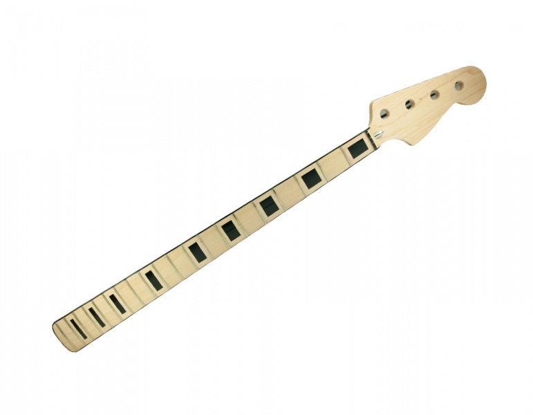 Jazz bass neck shop maple block inlays