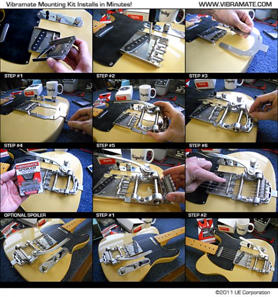 Vibramate V5-st - Cola Corta Para Bigsby B5 - Aluminio | Meses sin interés